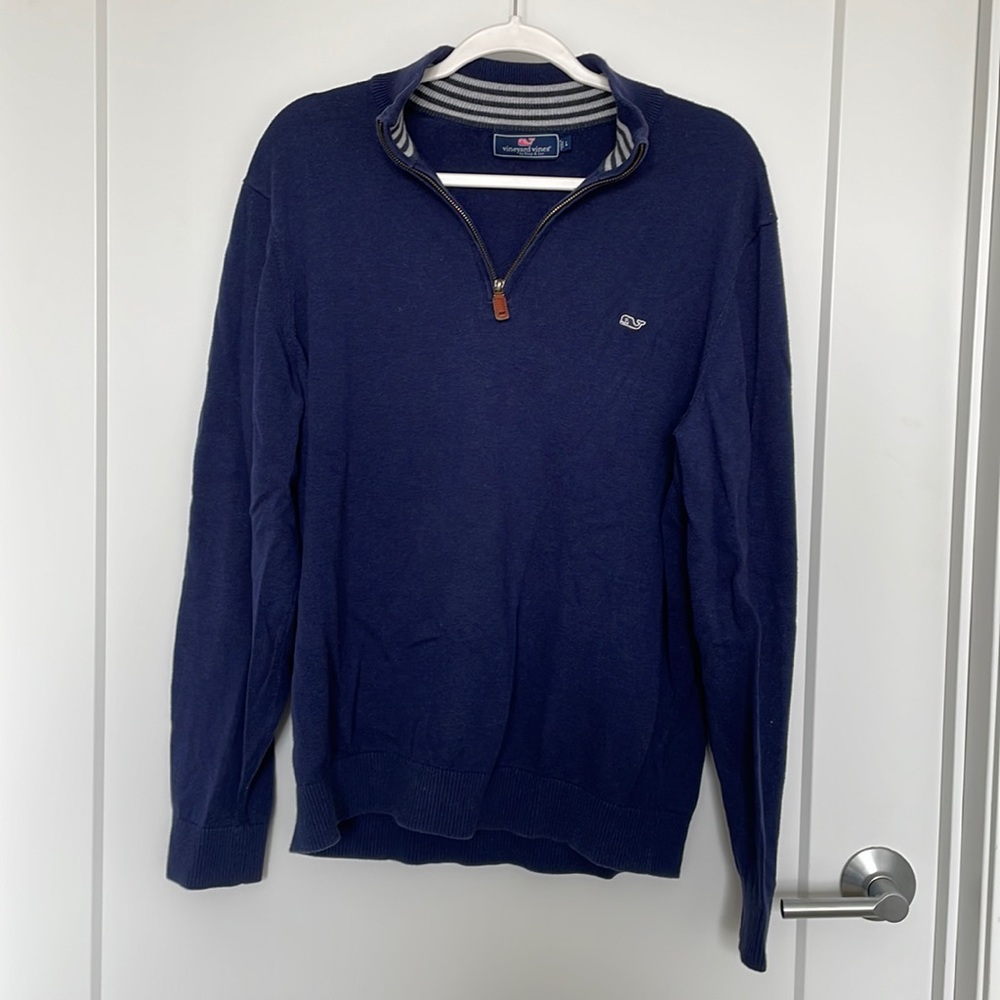 Vineyard Vines zip-up pullover